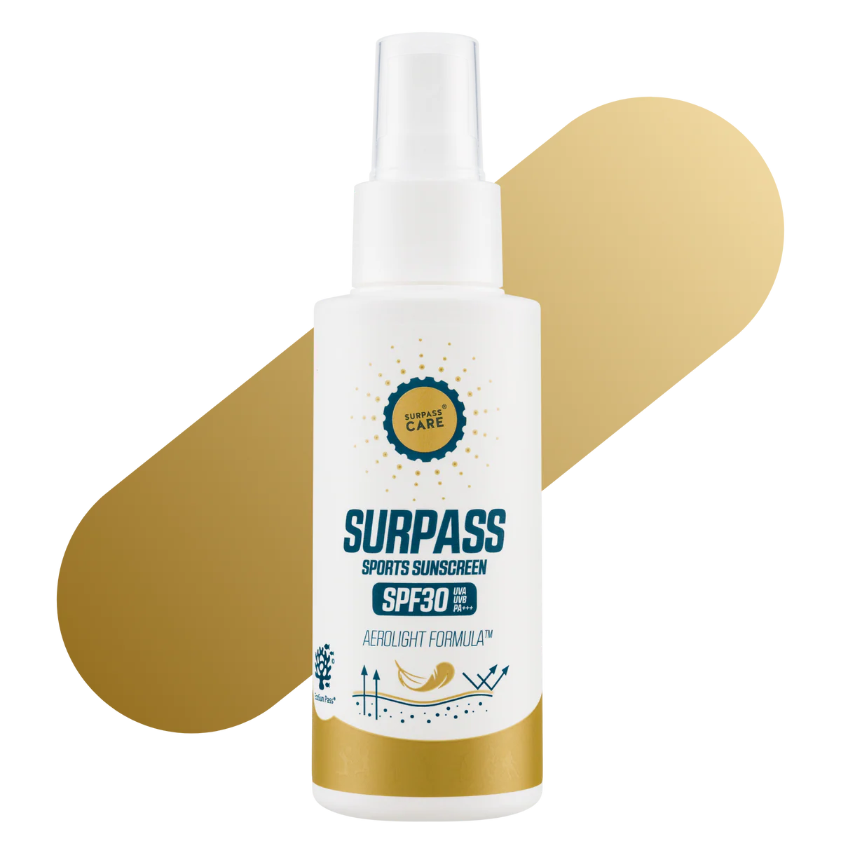 SURPASS Sports Sunscreen SPF 30 100 ml – Ultrakevyt aurinkosuoja urheilijoille